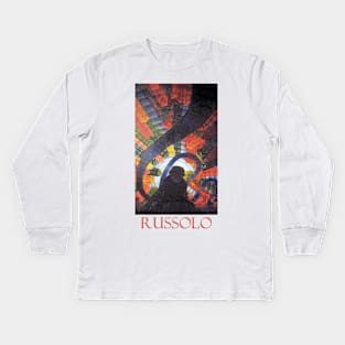 Music by Luigi Russolo Kids Long Sleeve T-Shirt